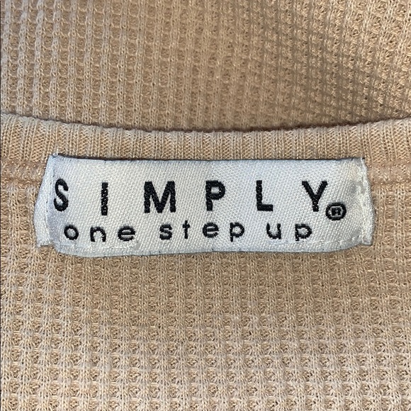 Light Tan Long Sleeve Thermal Shirt *2 for $5* - Picture 6 of 6